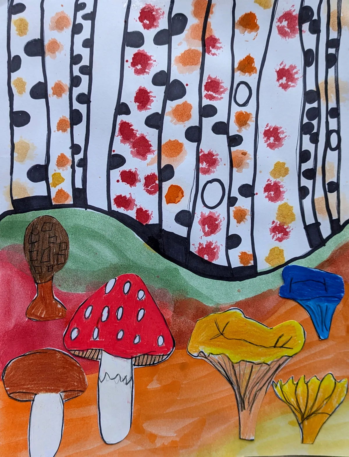 Осенняя сказка в грибном лесу